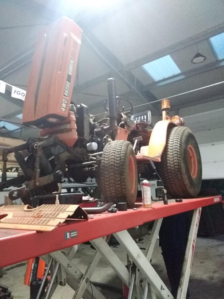 réparation tracteur pont